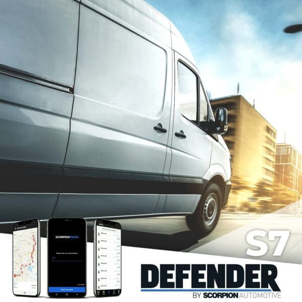 Defender S7 | Vehicle alarm vehicle tracking | caravan tracking | motorhome tracking | vehicle telematics | scorpion track Vehicle Immobiliser