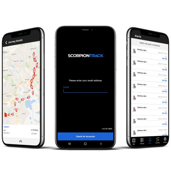 Scorpiontrack live map vehicle tracking | fleet tracking | van tracking | vehicle telematics | scorpion track | ATV Tracking | thatcham approved