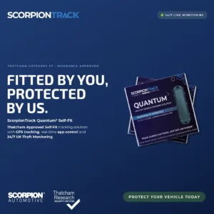 Quantum3 Self-Fit | Thatcham-Approved Self-Fit GPS Tracker | ScorpionTrack